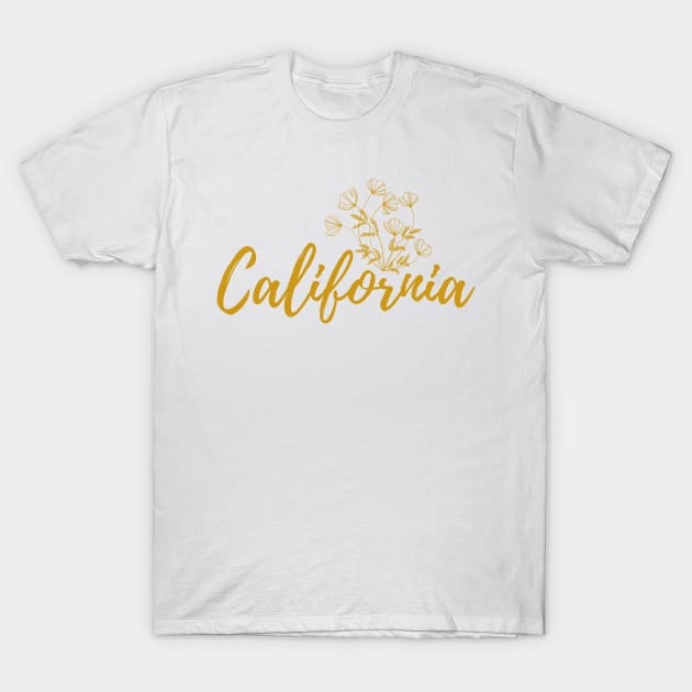 California Poppy T-Shirt by THINK. DESIGN. REPEAT.